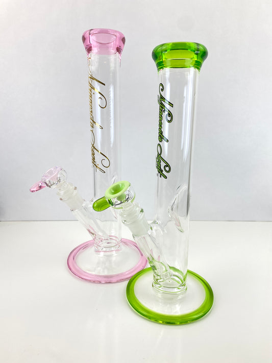 45° Straight Tube Color Waterpipe