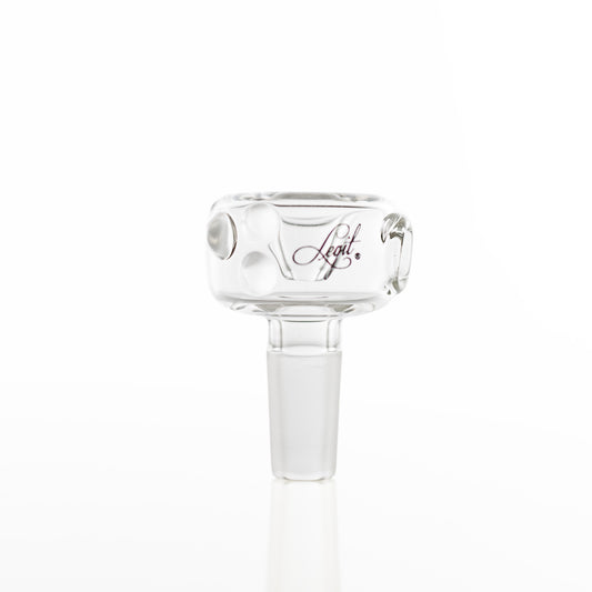 Clear Pushbowl Slide w/ Choke- 14mm