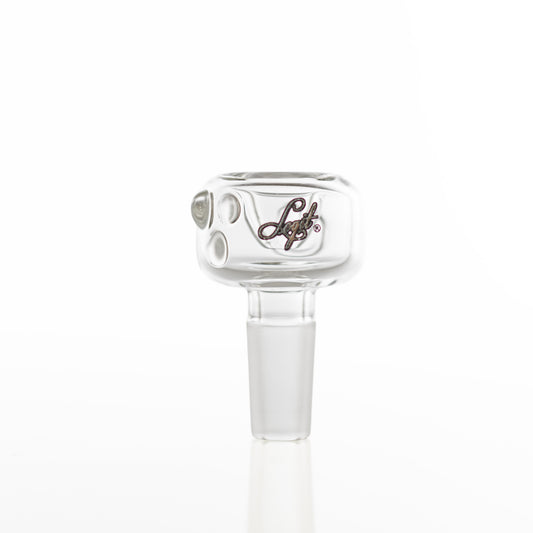 Clear Pushbowl Slide w/ Choke- 14mm