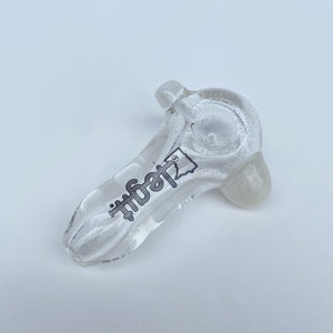 Thick UV Frit Spoon (Clear>Pink)