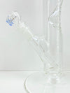 45° Tall Straight Tube Waterpipe w/ Cage Downstem