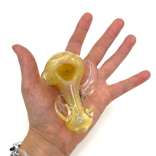 Spiked Frit Spoon w/ Fumed Head