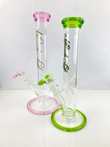 45° Straight Tube Color Waterpipe