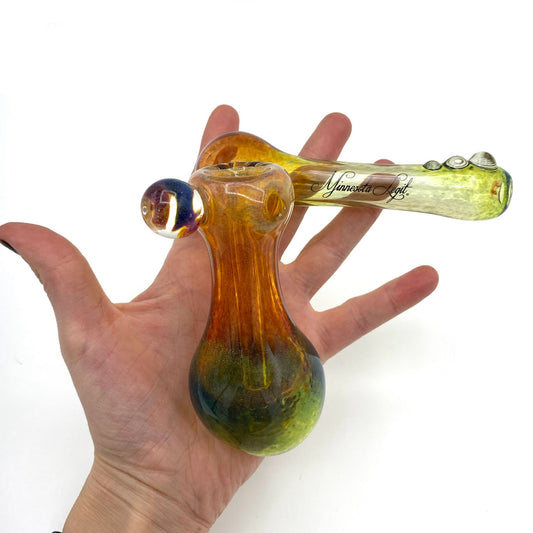 Sidecar Frit Bubbler w/ Marble