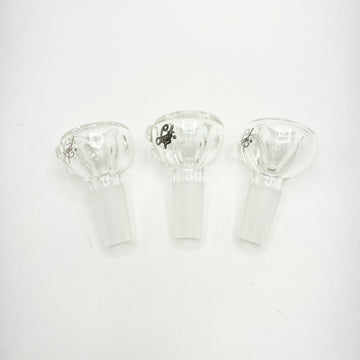 14mm Thick Clear Pushbowl Slide