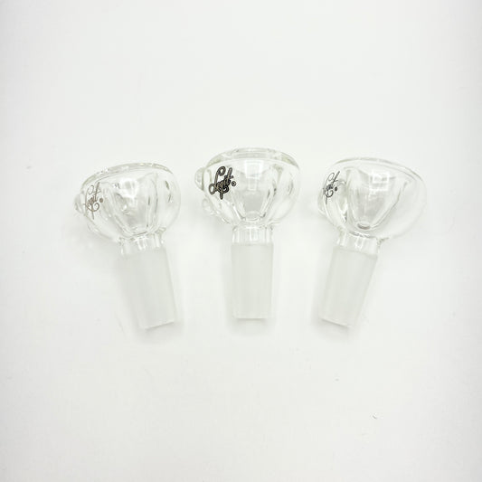 14mm Thick Clear Pushbowl Slide