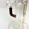 Bent Cage Waterpipe w/ Cane Accents