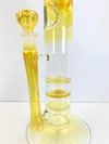 Fumed Triple Honeycomb Waterpipe