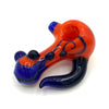 Blue & Orange Swirl Wig Wag Spoon