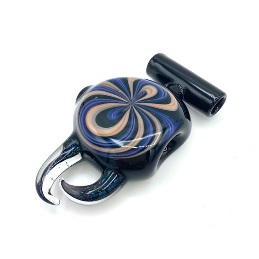 Pipe Pendant w/ Dichro Accents