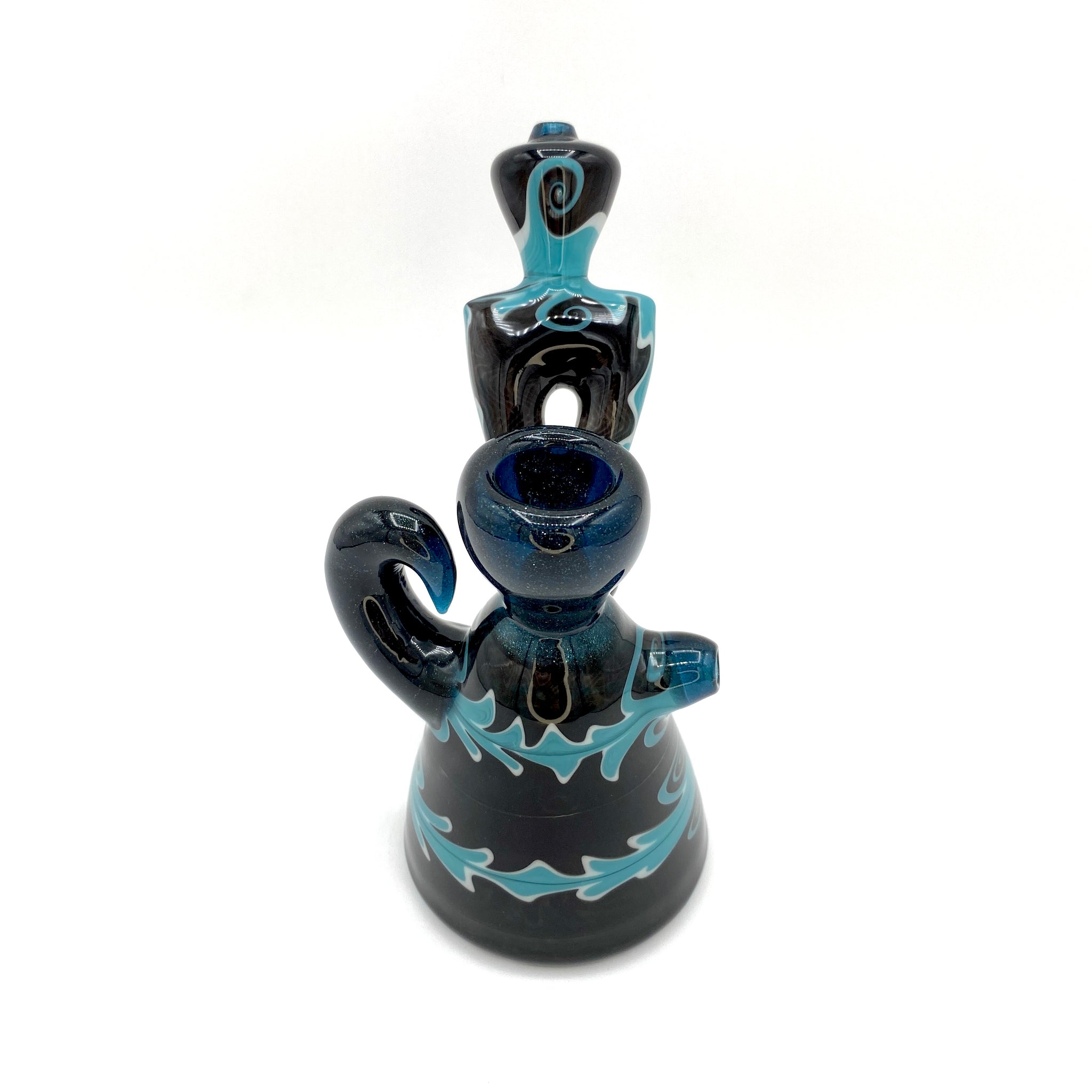 Wig Wag Triangle Donut Bubbler w/ Opal