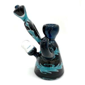 Wig Wag Triangle Donut Bubbler w/ Opal