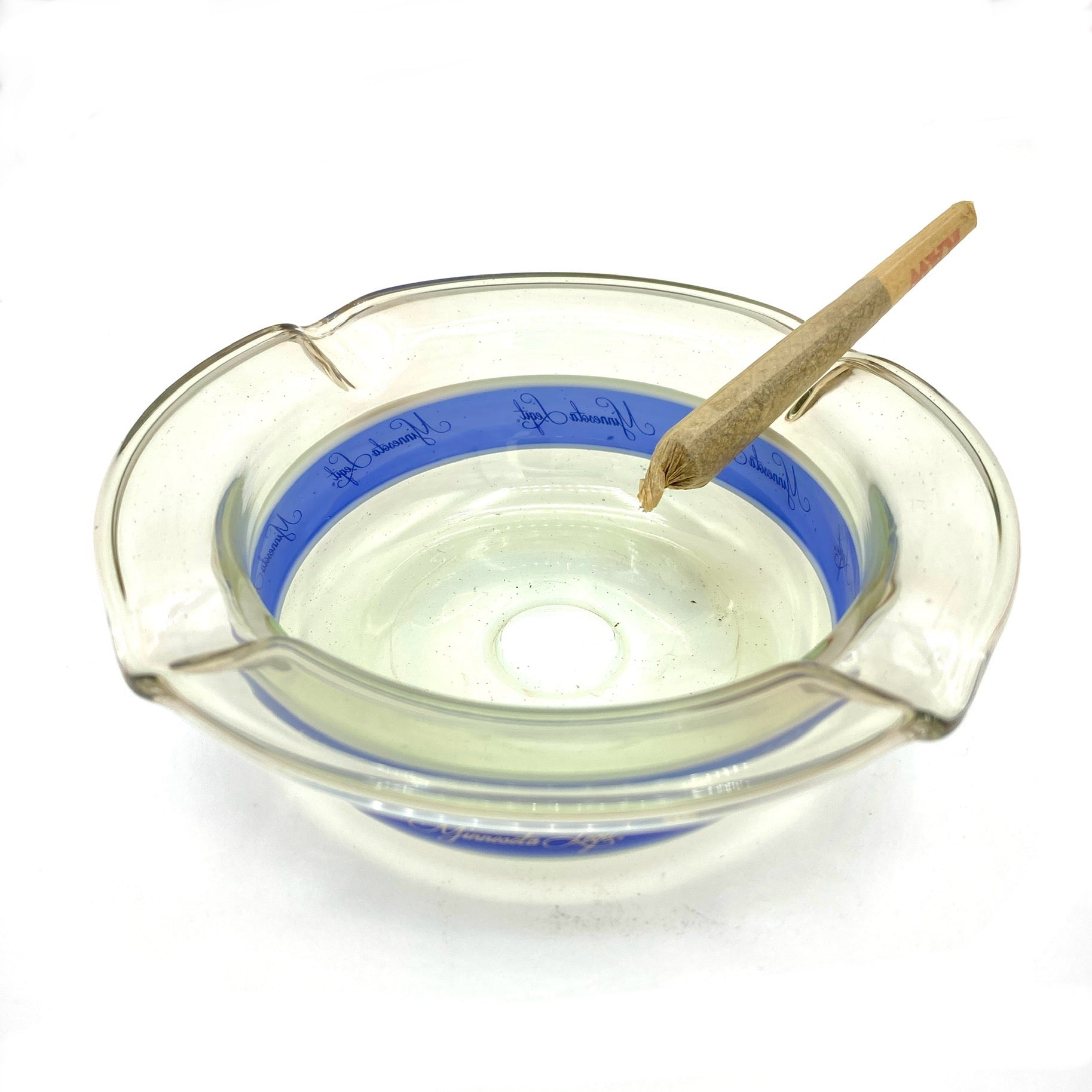 Blue Stripe Ashtray