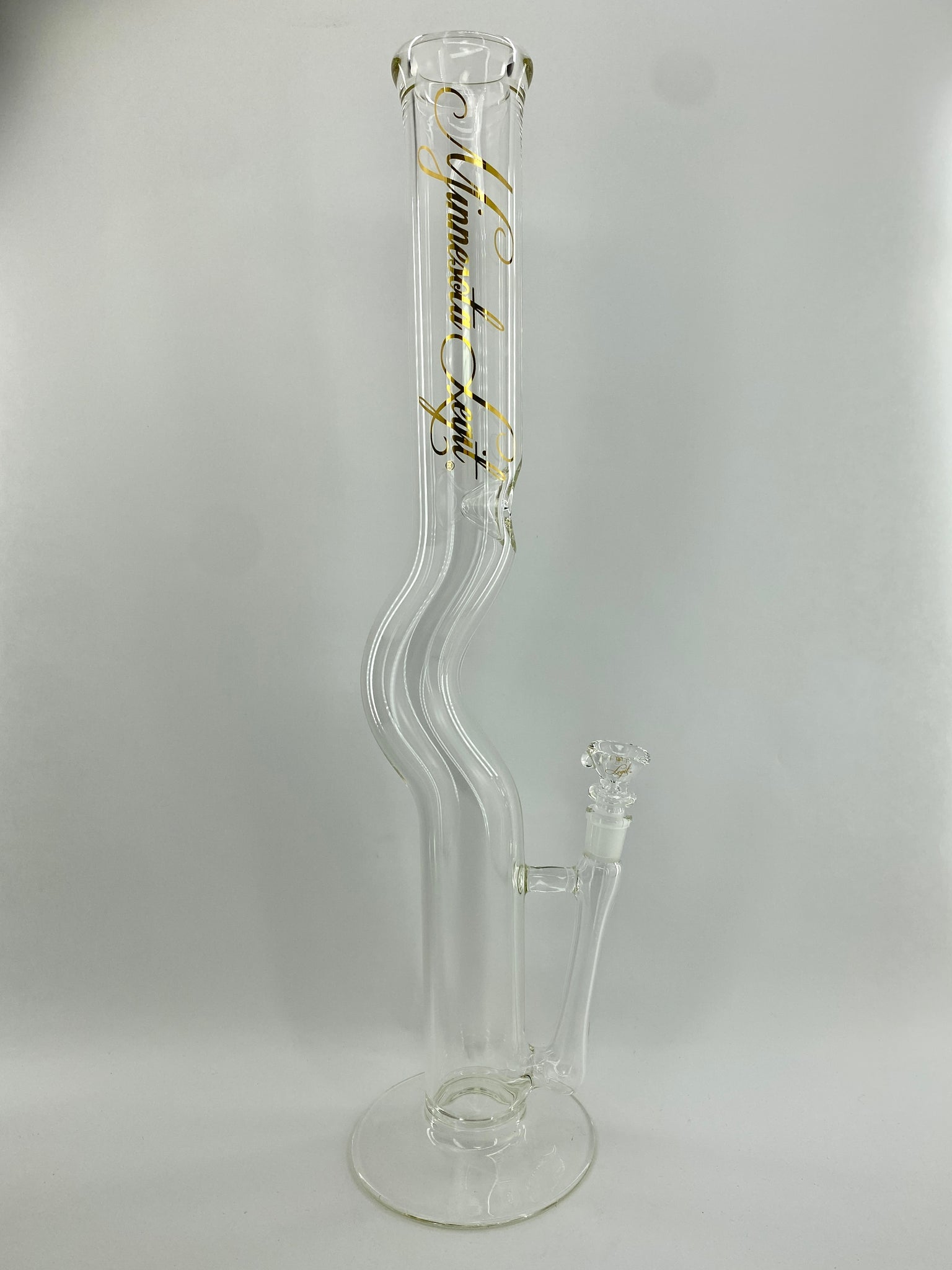 Curved Stemless Waterpipe w/ Ice Catch