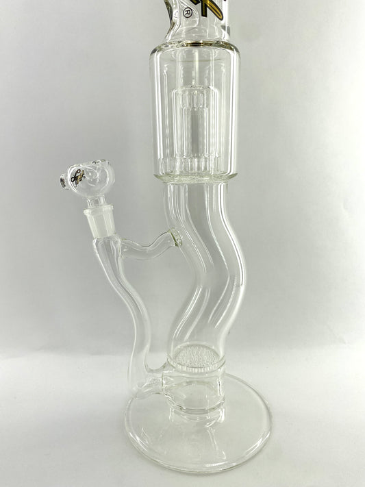 Single Honeycomb Waterpipe w/ Dome Cage