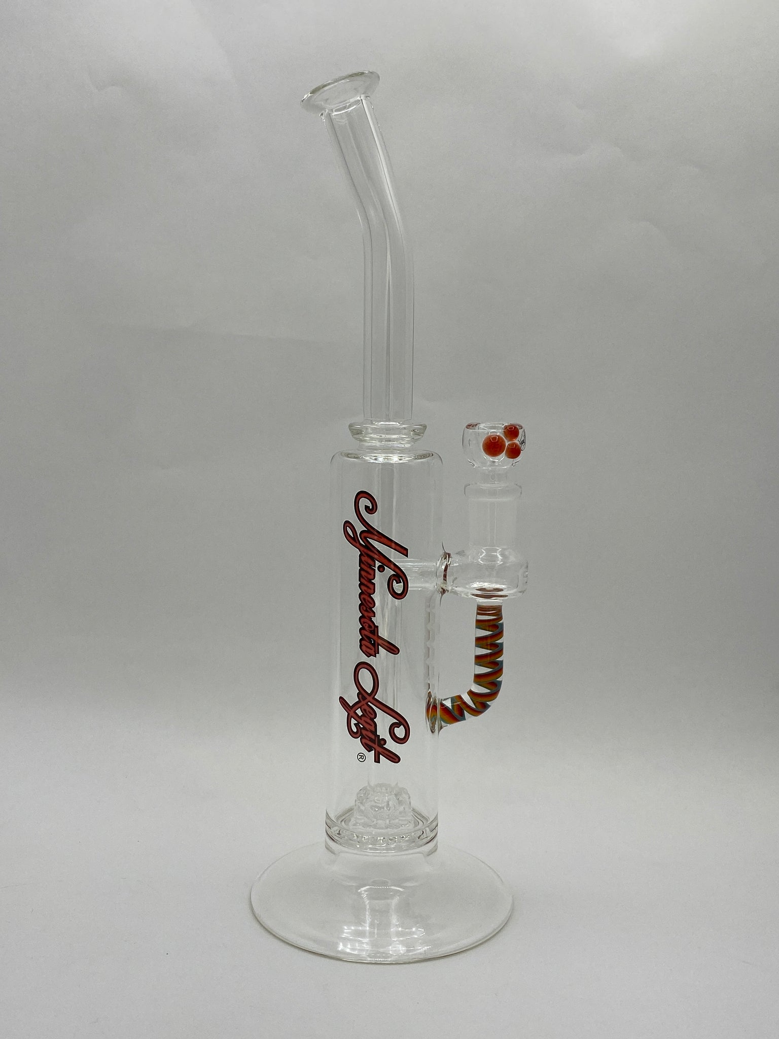 Bent Cage Waterpipe w/ Cane Accents