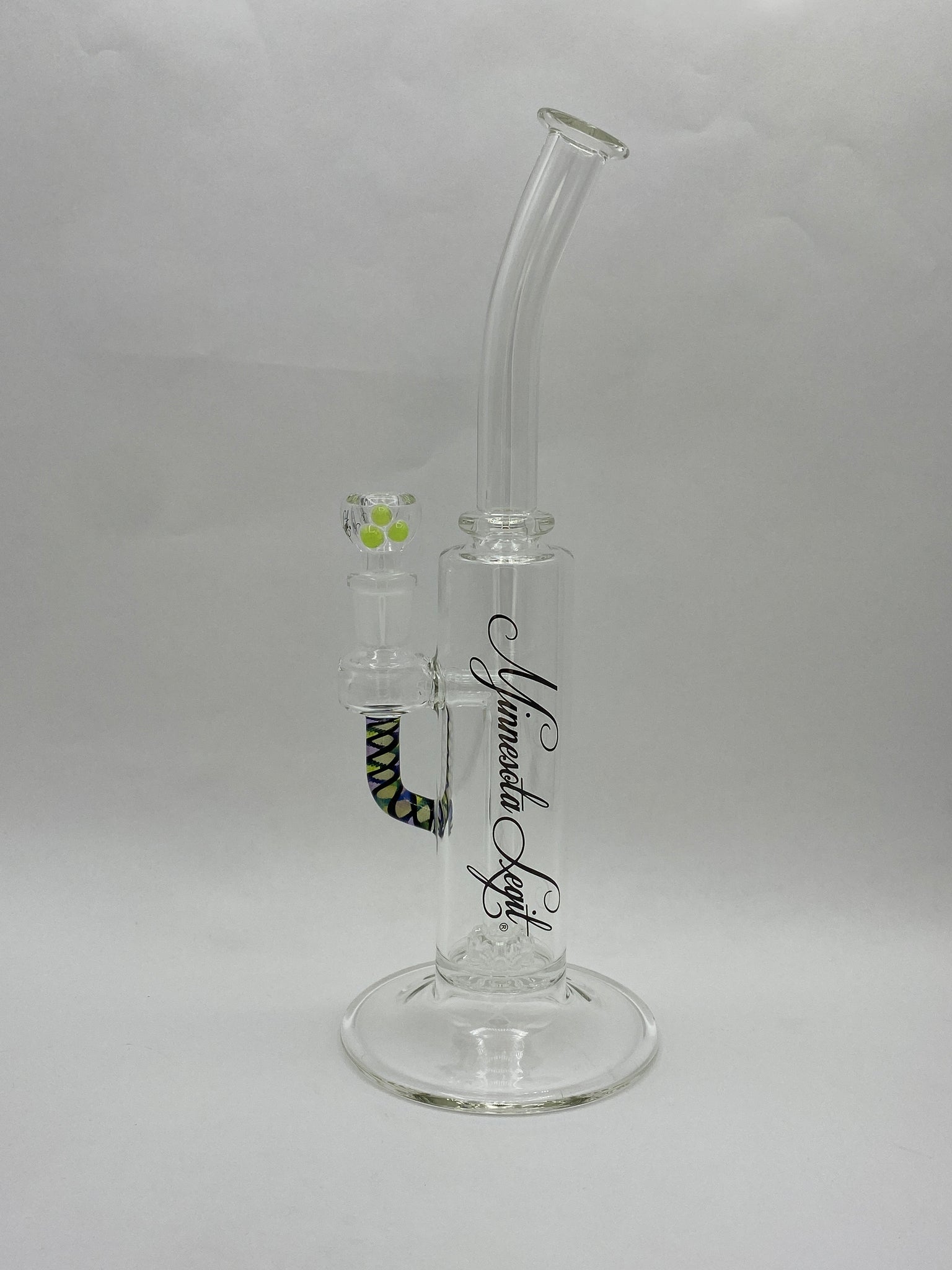 Bent Cage Waterpipe w/ Cane Accents