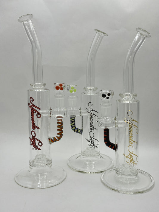 Bent Cage Waterpipe w/ Cane Accents