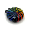 Rainbow Stripe Hollow Pendant