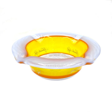 Yellow Stripe Ashtray