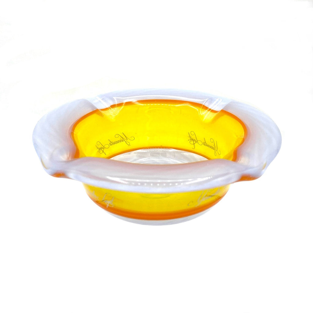 Yellow Stripe Ashtray