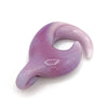 Lavender Fuscia Wave Pendant