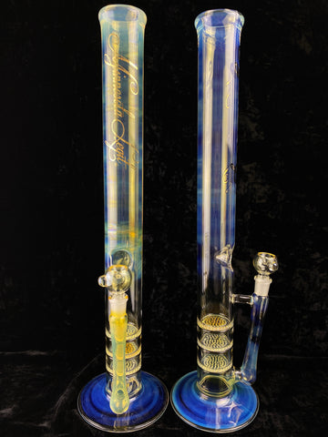 Fumed Triple Honeycomb Waterpipe