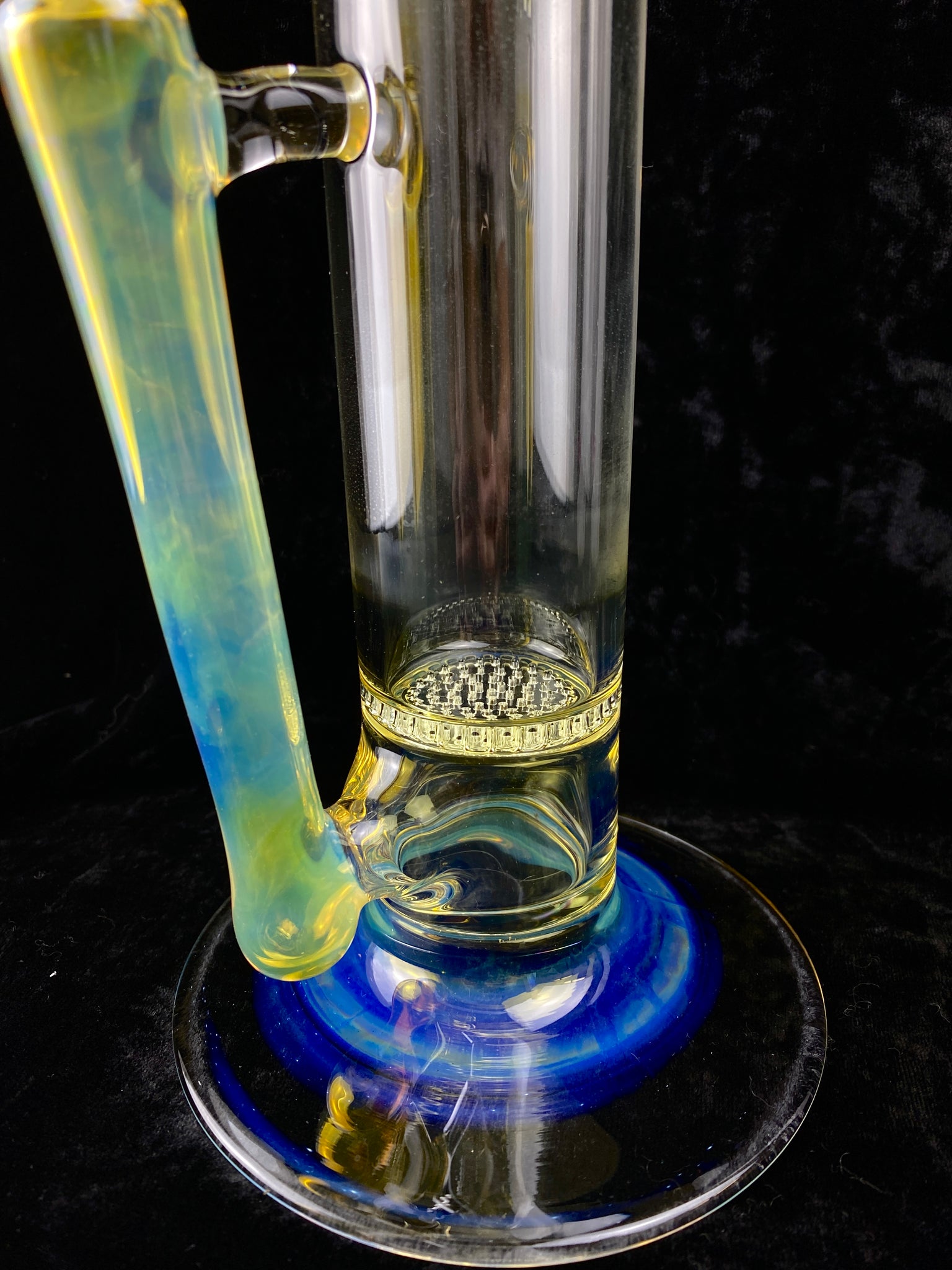 Fumed Single Honeycomb Waterpipe