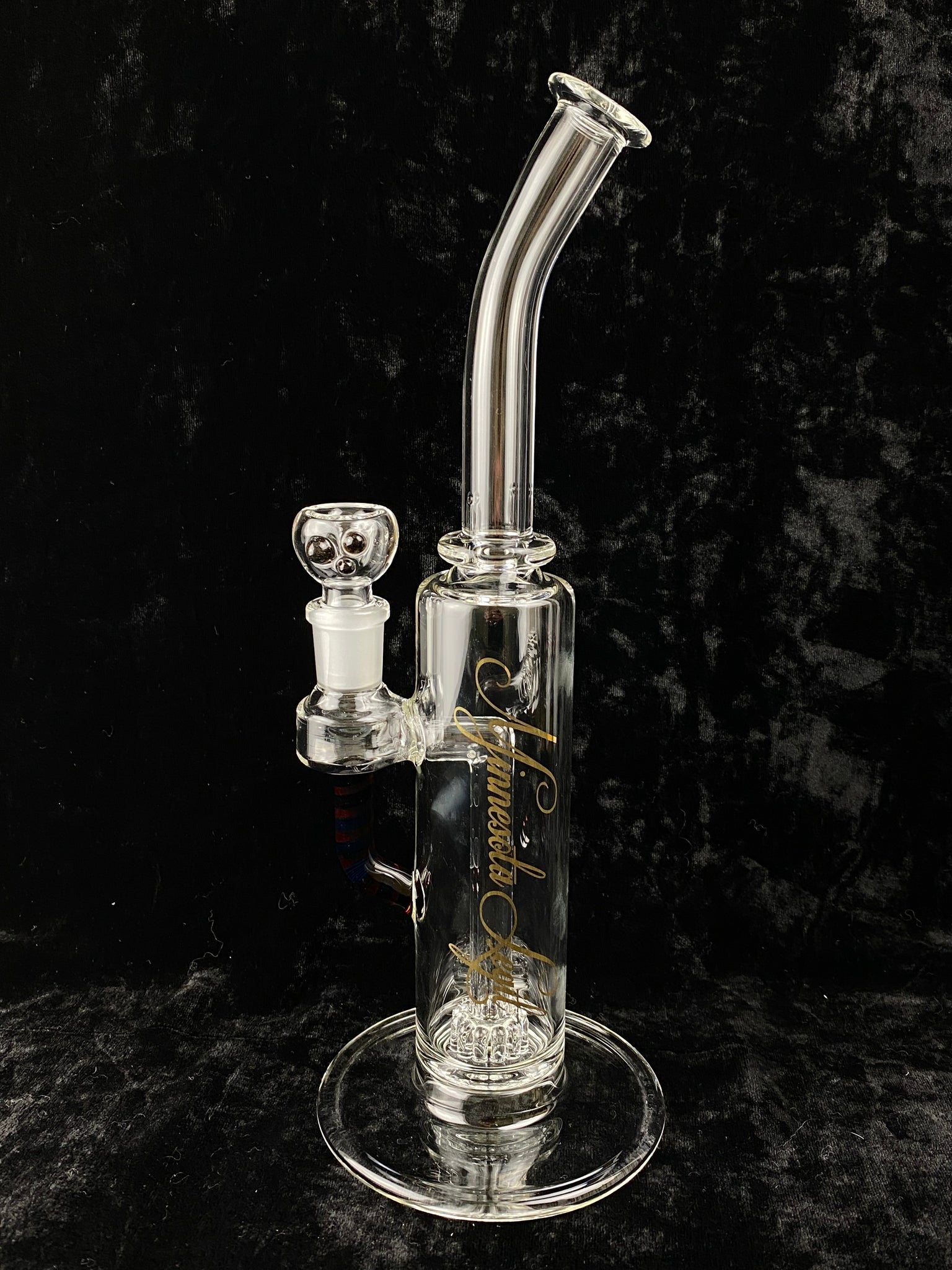 Bent Cage Waterpipe w/ Cane Accents