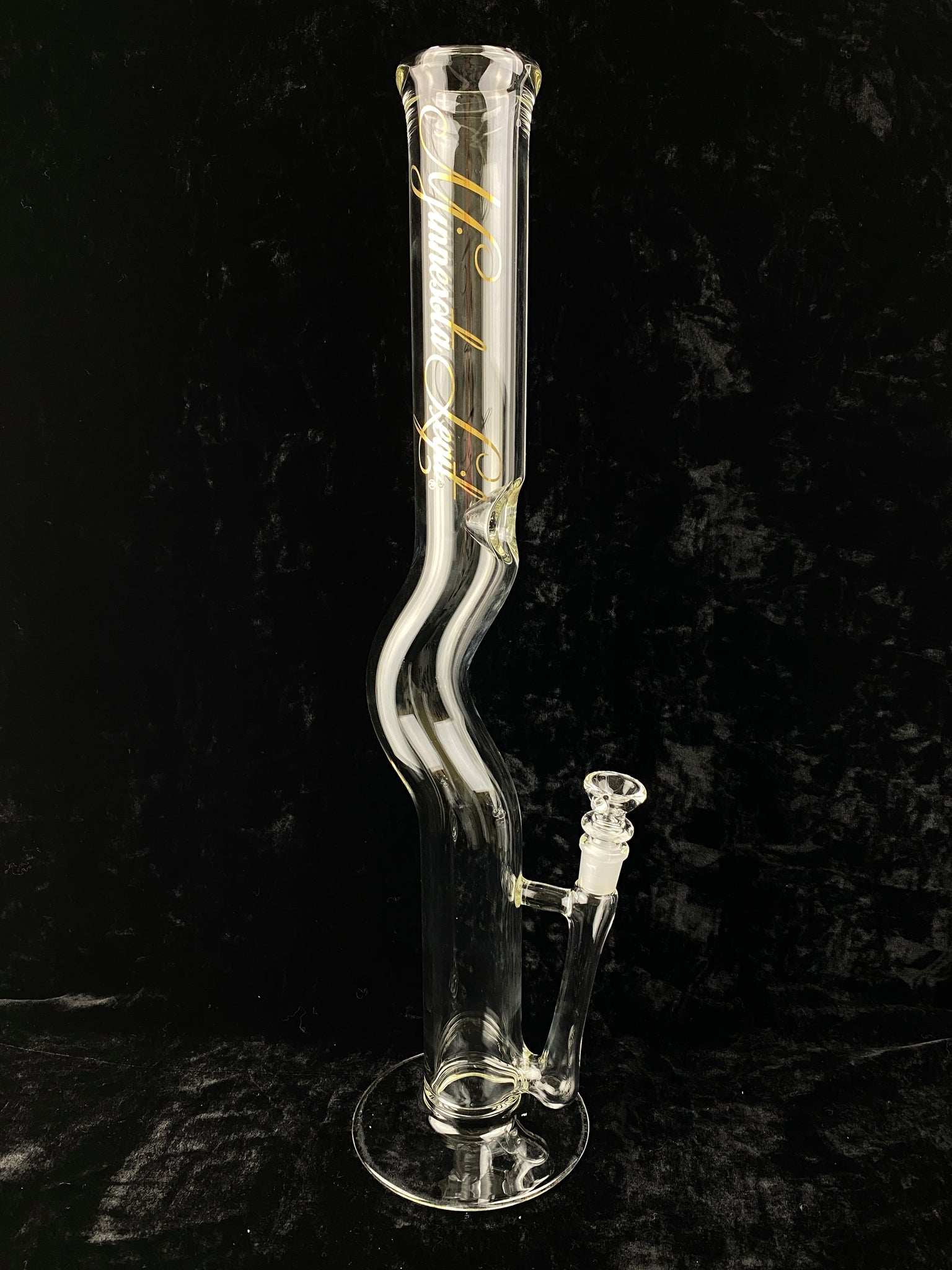 Curved Stemless Waterpipe w/ Ice Catch