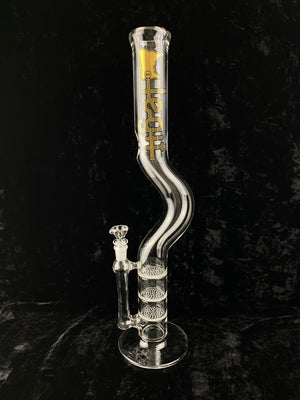 Curved Triple Honeycomb Waterpipe