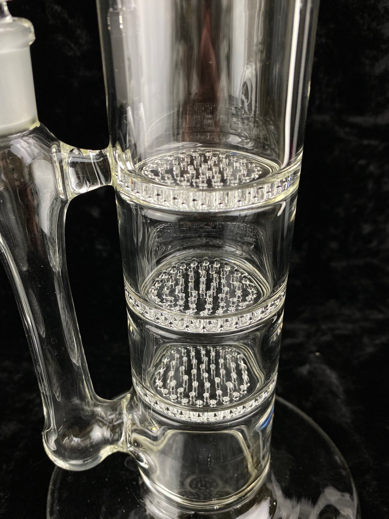 Curved Triple Honeycomb Waterpipe