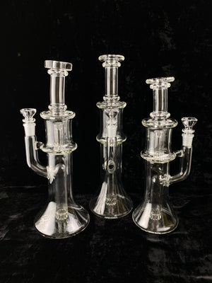 Dual Cage Hybrid Beaker Waterpipe