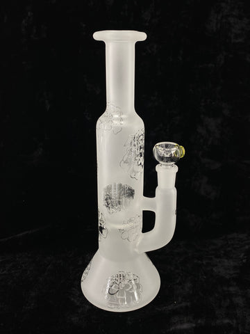 Frosted Marigold Dual Cage Hybrid Beaker