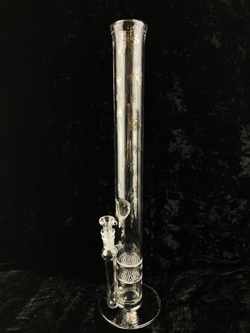 Floral Double Honeycomb Waterpipe