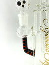 Bent Cage Waterpipe w/ Cane Accents