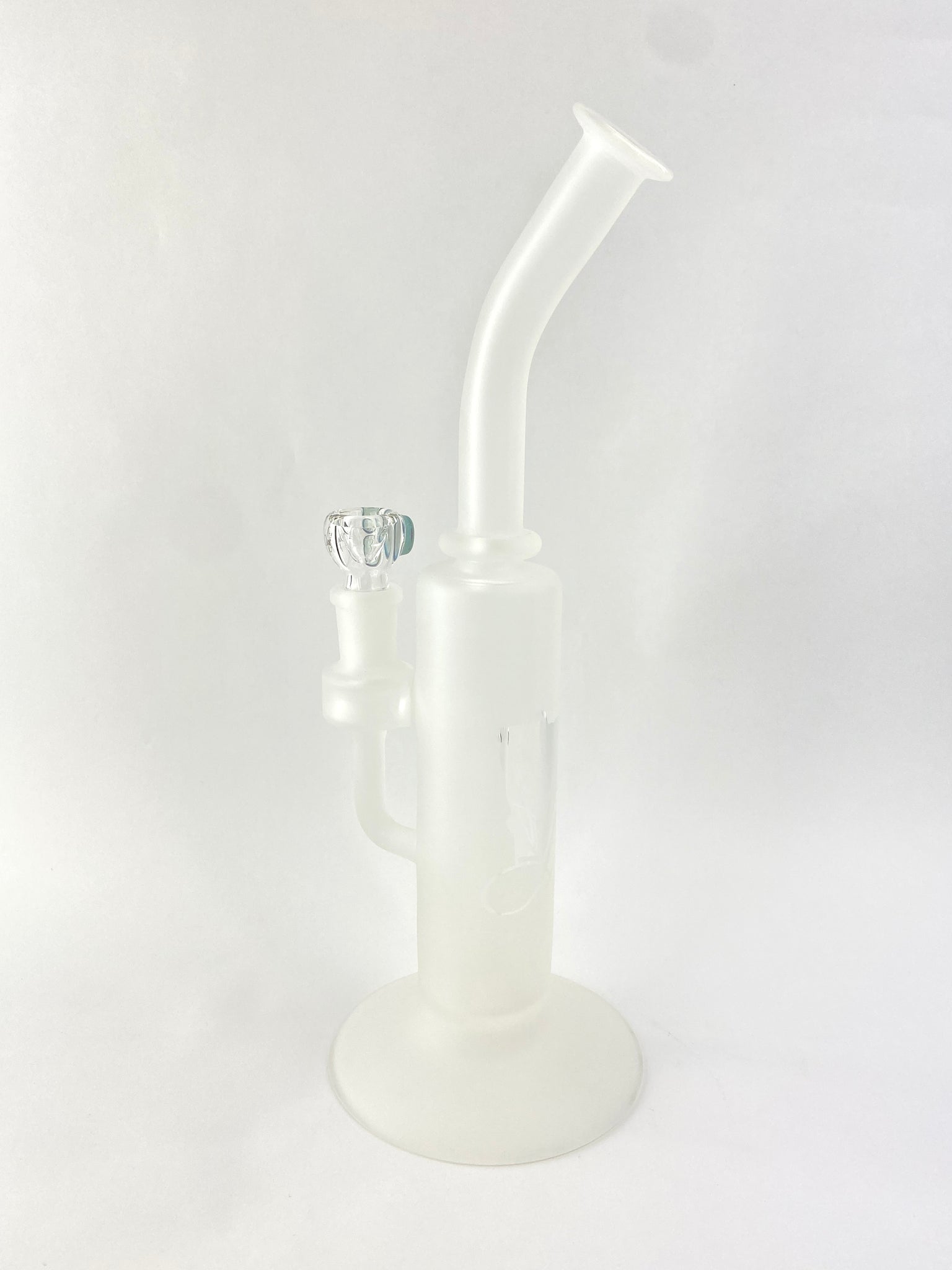 Frosted Bent Cage Waterpipe