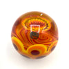Dark Opal "Fire" Wig Wag Marble
