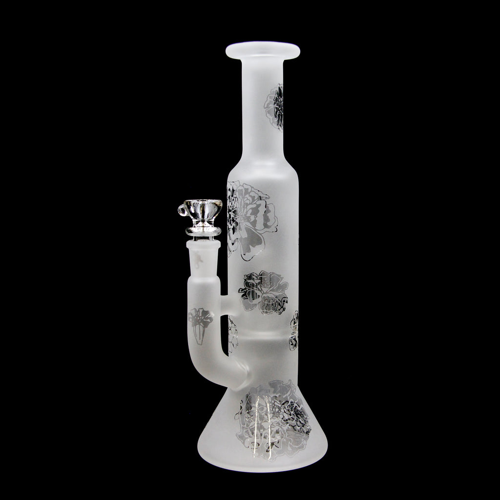 Frosted Marigold Dual Cage Hybrid Beaker