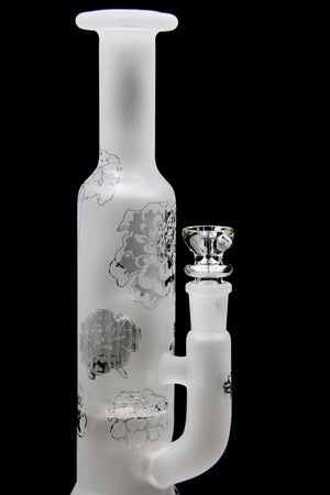 Frosted Marigold Dual Cage Hybrid Beaker