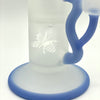 Frosted Bee & Flower Micro Dome Cage Waterpipe