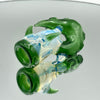Green/Opalescent Pinchie with Horn