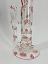 Floral Double Honeycomb Waterpipe