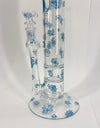 Floral Double Honeycomb Waterpipe