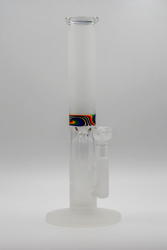 Frosted Waterpipe w/ WigWag Accent