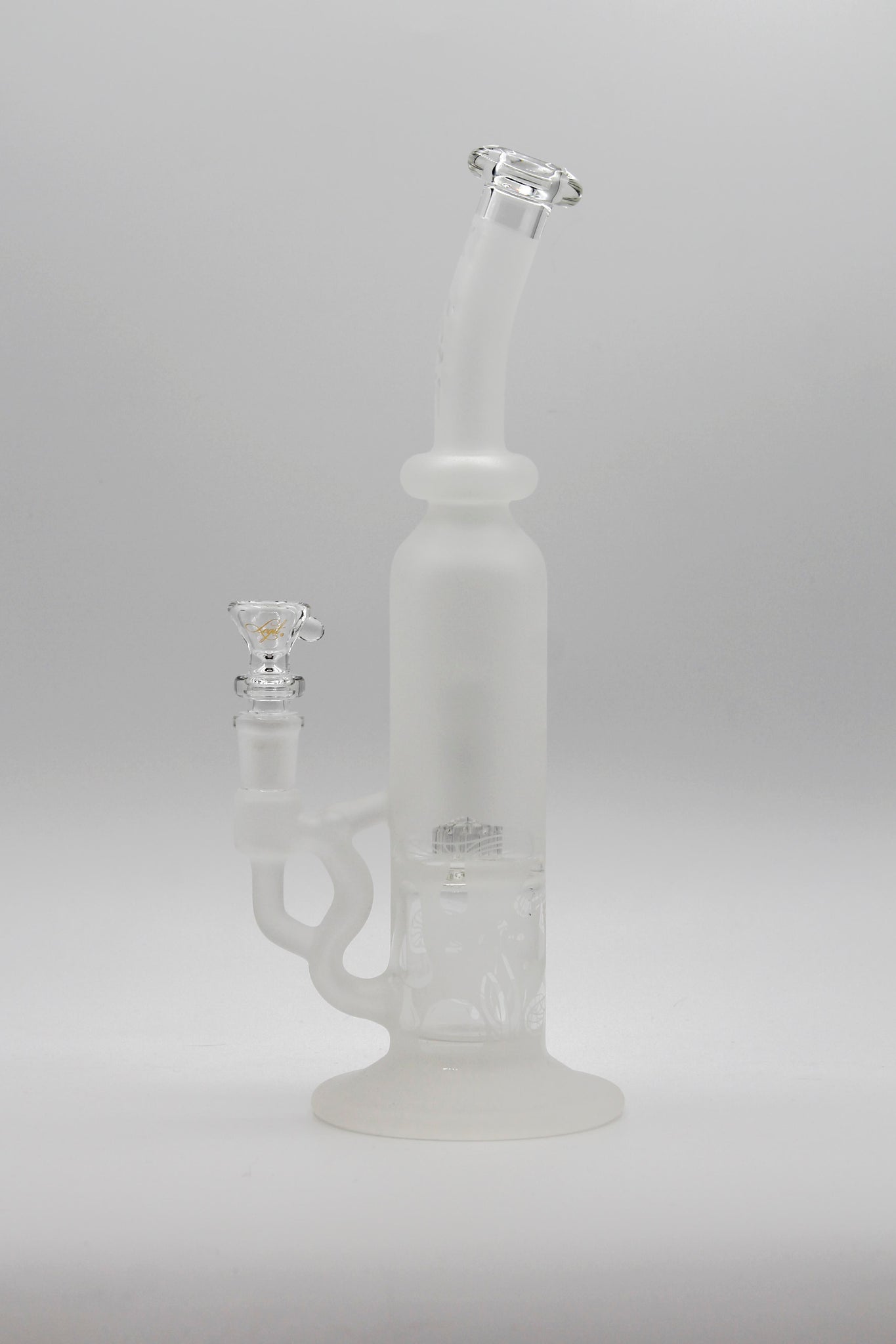 Frosted Mushroom Micro Dome Cage Waterpipe