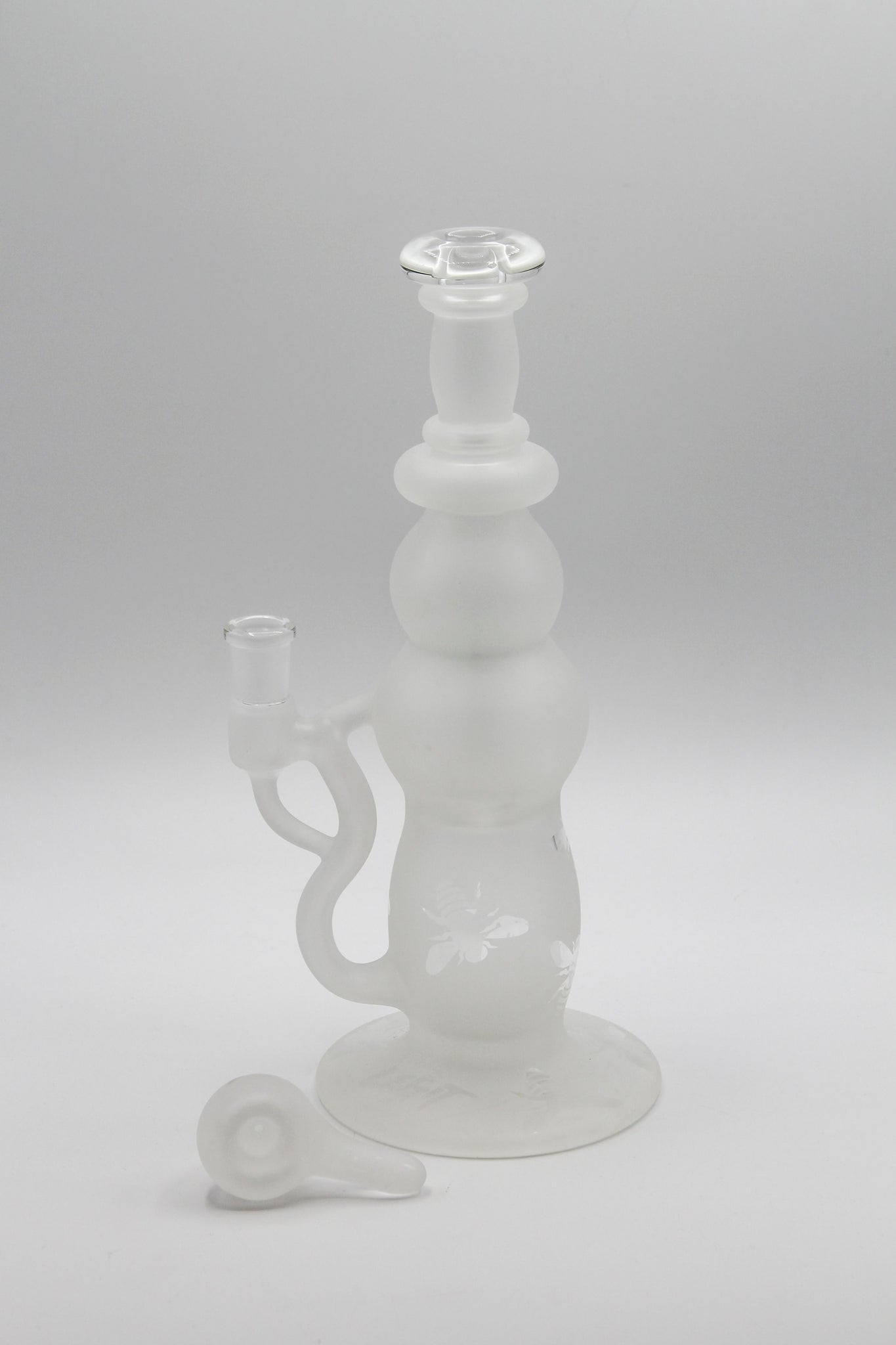 Frosted Bubble Bee Waterpipe