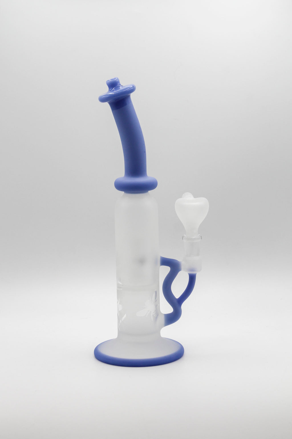 Frosted Bee & Flower Micro Dome Cage Waterpipe