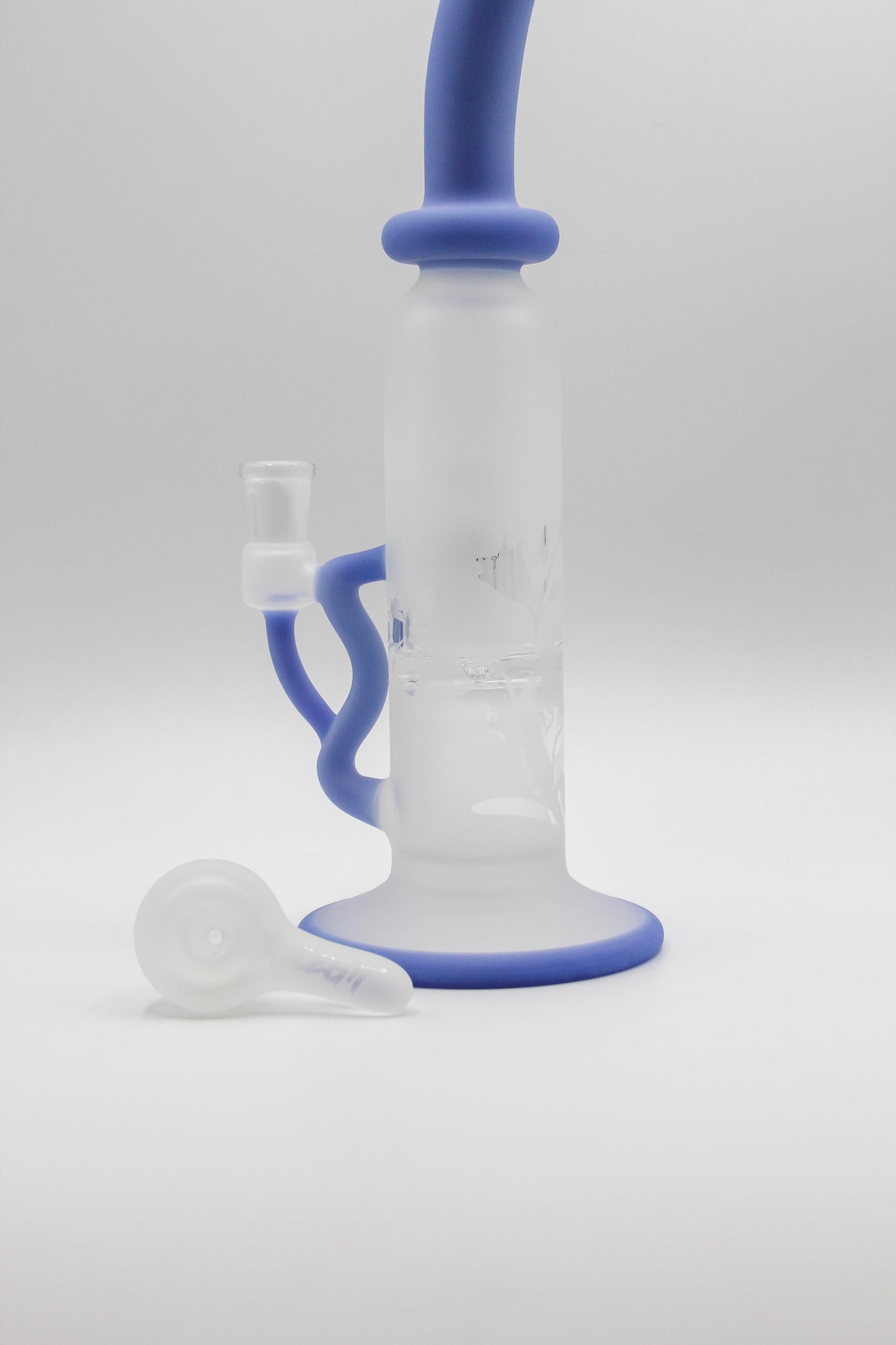 Frosted Bee & Flower Micro Dome Cage Waterpipe