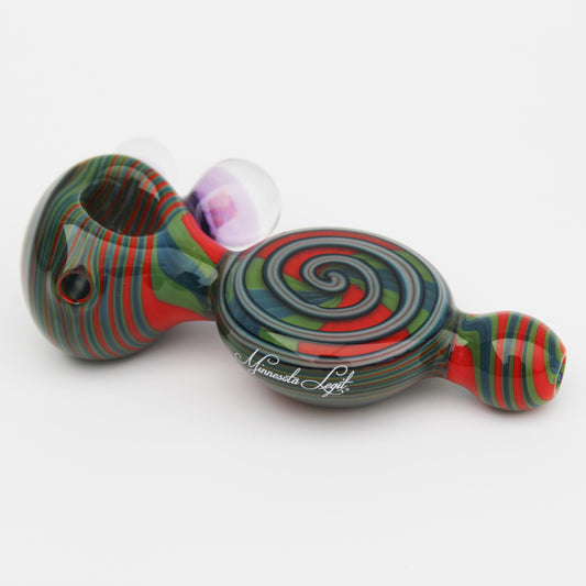 Wig Wag Swirl Spoon w/ Opals